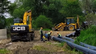 До Винник прокладають новий каналізаційний колектор: виконано 74% робіт