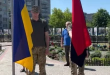 Новороздільська громада зустріла кортеж із тілом воїна Романа Надорожного