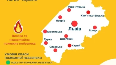 29 червня прогнозують надзвичайну пожежну небезпеку