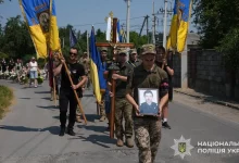 На Львівщині попрощалися з поліцейським Іваном Климом, який загинув на фронті