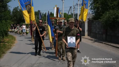 На Львівщині попрощалися з поліцейським Іваном Климом, який загинув на фронті
