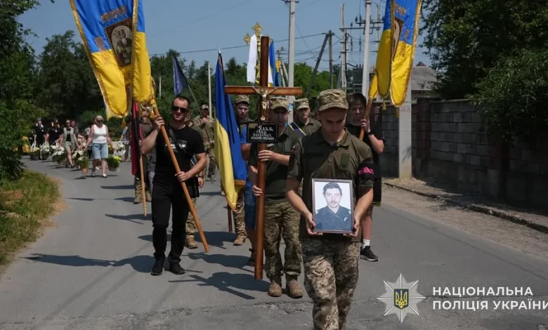 На Львівщині попрощалися з поліцейським Іваном Климом, який загинув на фронті