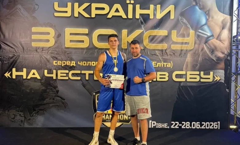 Бронза чемпіонату України: боксер зі Стебника Віталій Главач увійшов до призерів