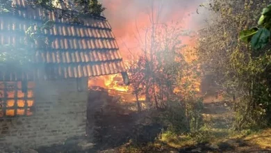 У Великих Глібовичах ліквідували масштабну пожежу в приватному господарстві
