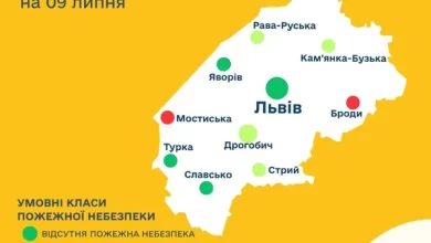 Прогноз пожежної небезпеки на 9 липня
