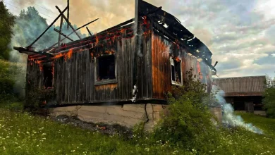У Самбірському районі вогонь знищив житловий будинок