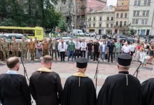У Львові на площі Галицькій відзначили День Української Державності