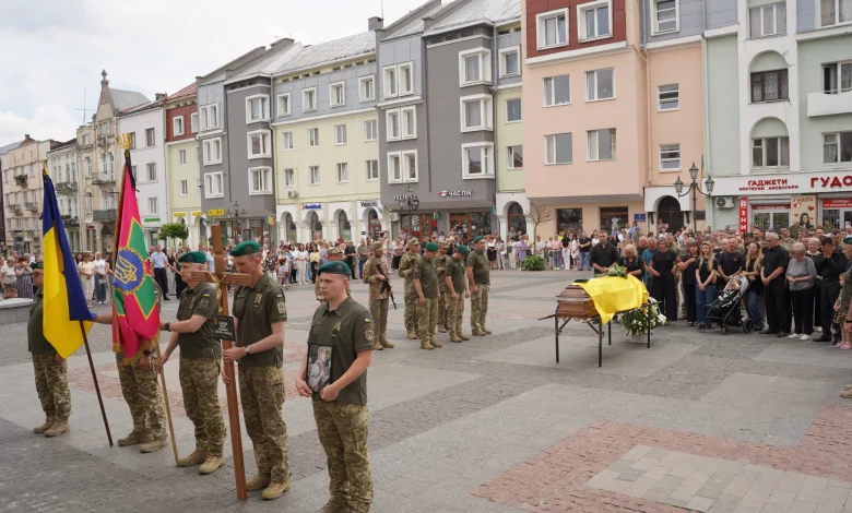 У Дрогобичі попрощалися з підполковником ДПСУ Юрієм Цициком