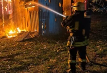 У селі Лопушно на Самбірщині згорів дерев’яний житловий будинок