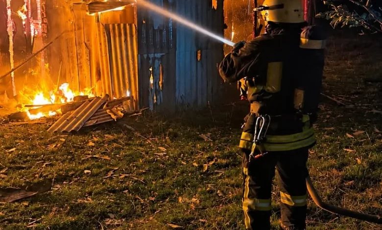У селі Лопушно на Самбірщині згорів дерев’яний житловий будинок