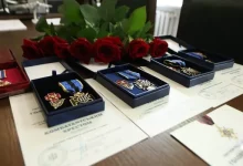 У Дрогобицькій РДА родинам загиблих захисників вручили державні нагороди