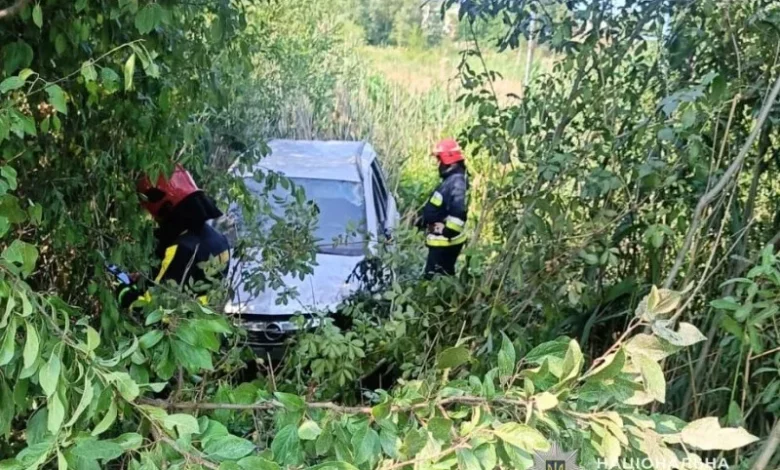 На Львівщині загинув водій Opel Zafira внаслідок з’їзду в кювет