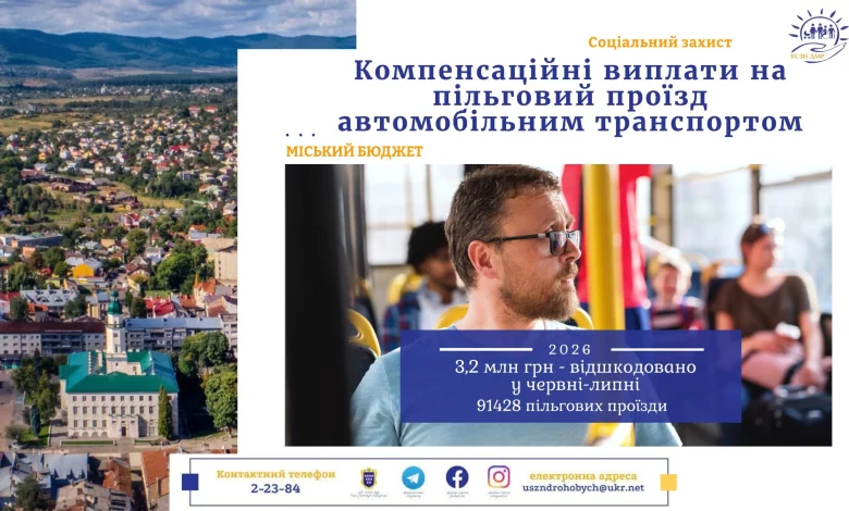 У Дрогобичі відшкодували 3,2 млн грн за пільговий проїзд у червні та липні