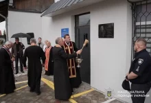 У Бориславі відкрили пам’ятну дошку поліцейському Андрію Довгею