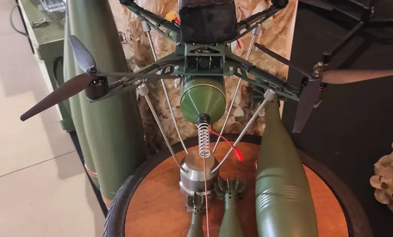 «Українська бронетехніка» представила новий ударний FPV-дрон UB80D10-EFP