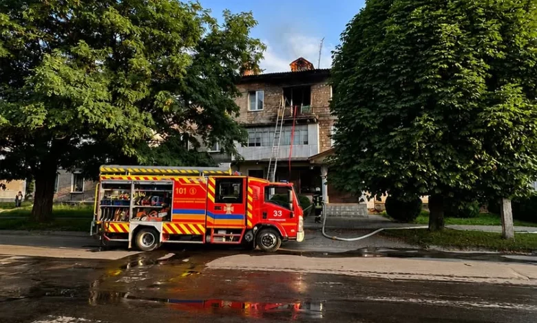 У Шептицькому районі під час пожежі в будинку загинули двоє людей