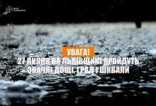 27 липня на Львівщині прогнозують грози, шквали та град