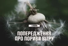 На Львівщині 4 липня очікують сильні пориви вітру