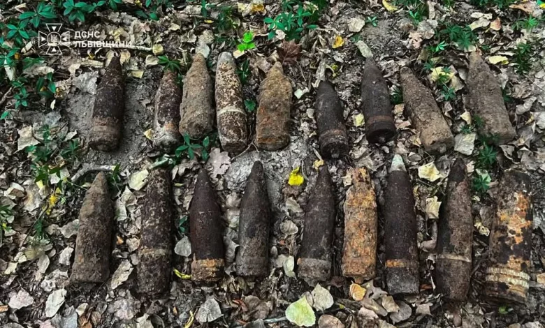 На Львівщині піротехніки знищили 18 снарядів часів Другої світової