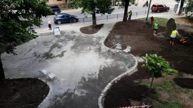 У львівському сквері Леоніда Штейна встановлять нові шахові столи та стелу