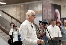 У Львові відкрили ретроспективну виставку Любомира Медвідя до 85-річчя митця