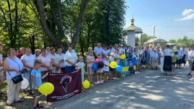 У Переволочній зустріли з полону військового Петра Андрусяка