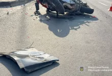 У Львові на вулиці Науковій у ДТП травмувався мотоцикліст