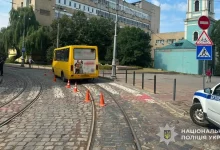 У центрі Львова автобус травмував пішохідку, поліція розслідує ДТП