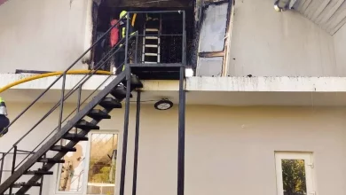 У Дрогобичі рятувальники запобігли знищенню будівлі пожежею