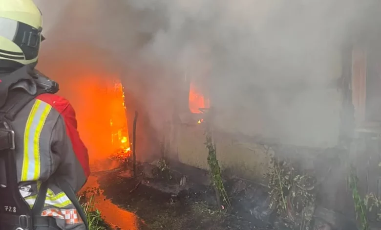 У селі Любеля на Львівщині згоріли два житлові будинки