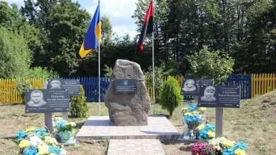 У Межиріччі на Стрийщині відкрили «Алею Слави» на честь полеглих захисників