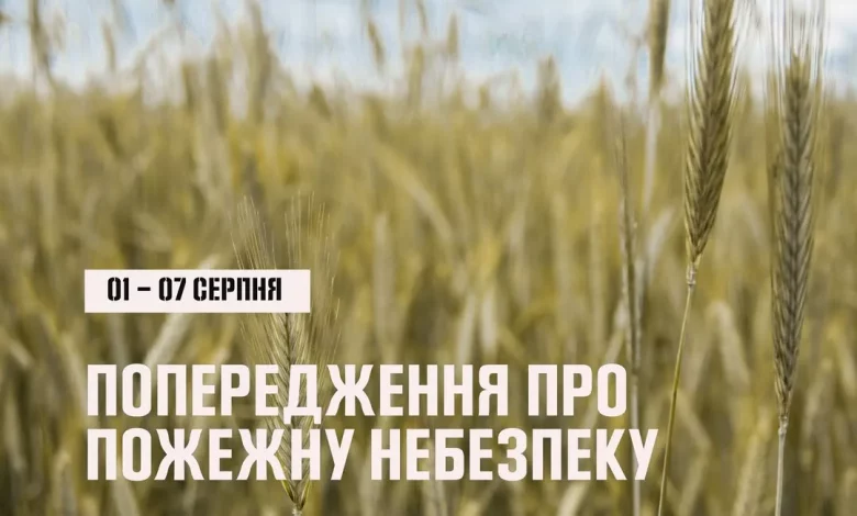 На Львівщині оголосили надзвичайну пожежну небезпеку з 1 до 7 серпня