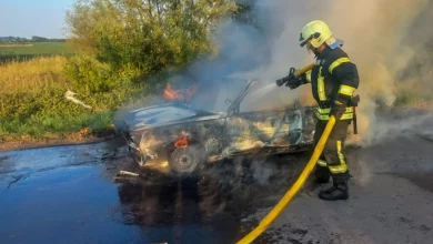 Поблизу Мурованого в Шептицькому районі згорів легковий автомобіль