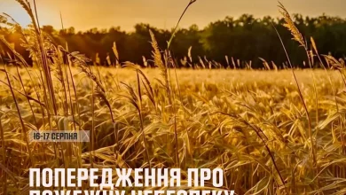 16–17 серпня на Львівщині очікують надзвичайну пожежну небезпеку