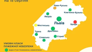 Прогноз пожежної небезпеки на 18 серпня
