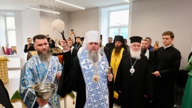 Митрополит Епіфаній освятив новий корпус реабілітаційного центру UNBROKEN
