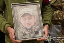 На Самбірщині провели в останню дорогу поліцейського батальйону КОРД Андрія Мельника