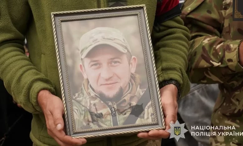 На Самбірщині провели в останню дорогу поліцейського батальйону КОРД Андрія Мельника