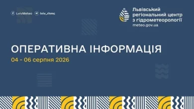 На Львівщині оголосили червоний рівень небезпеки через спеку 4–6 серпня