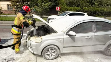 У Львові під час руху загорівся автомобіль на вулиці Липинського