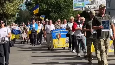 У місті відбулася «Хода голосу» родин зниклих безвісти та полонених захисників