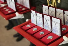 У Львові до Дня Незалежності 34 військових посмертно відзначили «Почесним знаком святого Юрія»