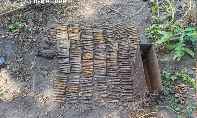 На Львівщині знищили гранату та артснаряди часів Другої світової війни