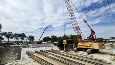 У Львові готуються до монтажу балок нового моста на Рясне