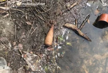 У Магерові в обмілілому озері знайшли мінометні міни часів Другої світової