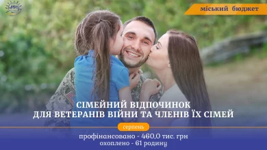 460 тисяч гривень спрямували на сімейний відпочинок ветеранів у Дрогобицькій громаді