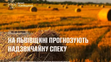 На Львівщині 5–6 серпня очікується надзвичайна спека до 42°