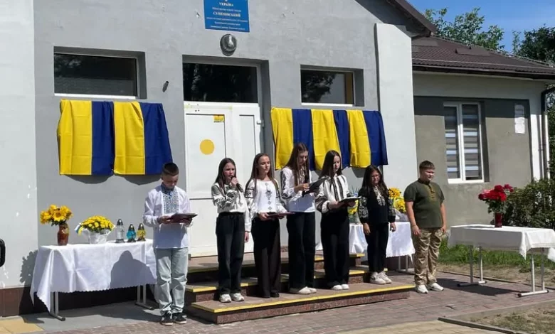 У Сулимівському ЗЗСО освятили меморіальні таблиці загиблим захисникам