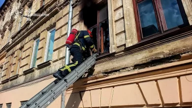 У Львові загасили пожежу в квартирі на вулиці Мечнікова