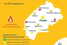 На Львівщині 8–10 вересня очікують високу пожежну небезпеку